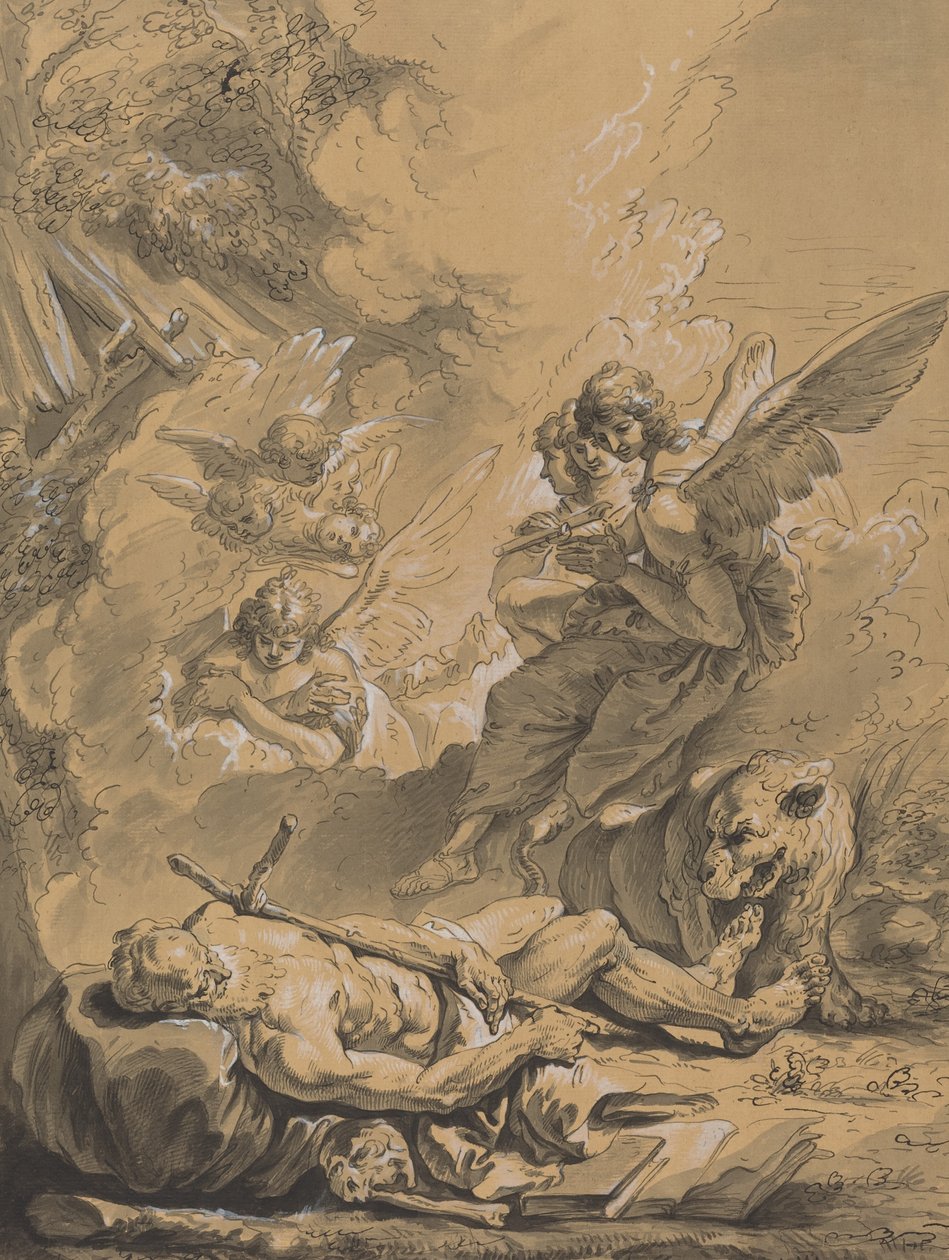 Mort de Saint Jérôme - Follower of Francesco Fontebasso