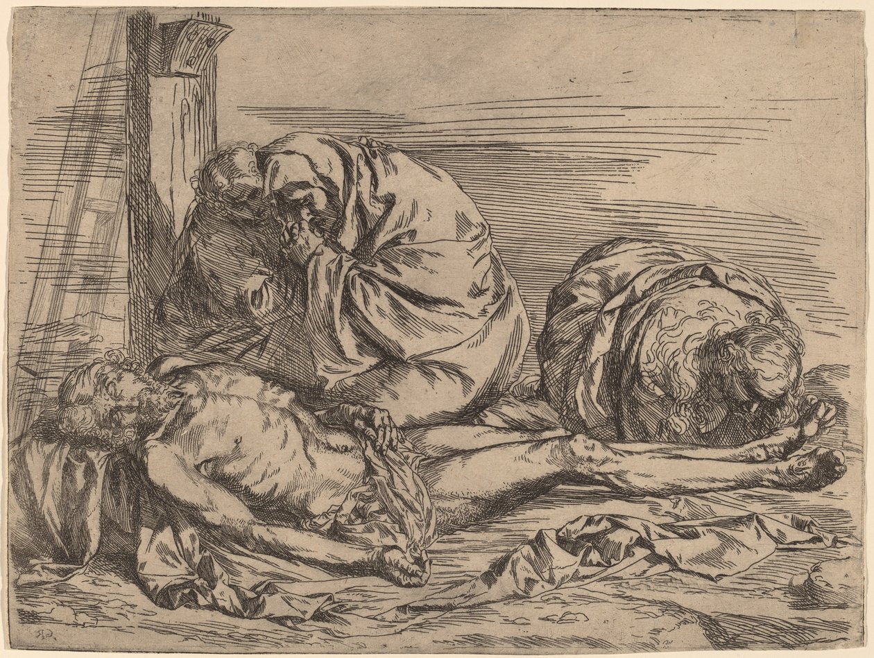 La Lamentation - Follower of Jusepe de Ribera