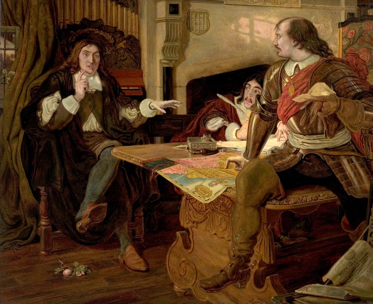 Cromwell protecteur des Vaudois, 1877 - Ford Madox Brown
