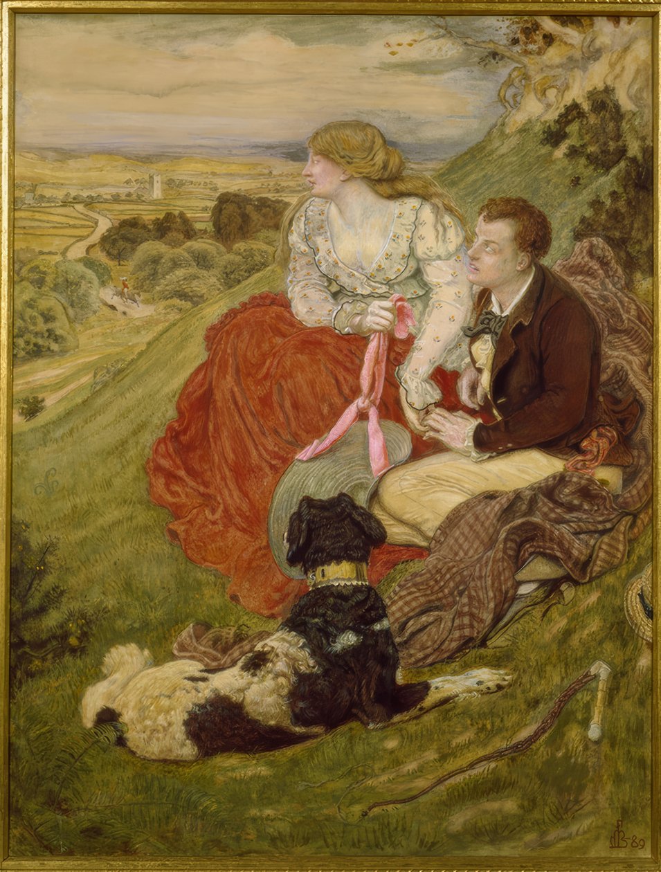 Le rêve de Byron - Ford Madox Brown