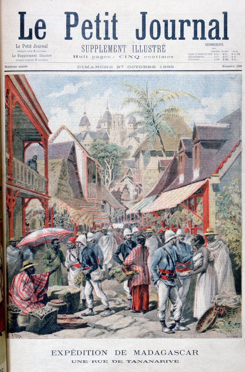 Tananarive Antananarivo, capitale de Madagascar, 1895 - Fortuné Méaulle