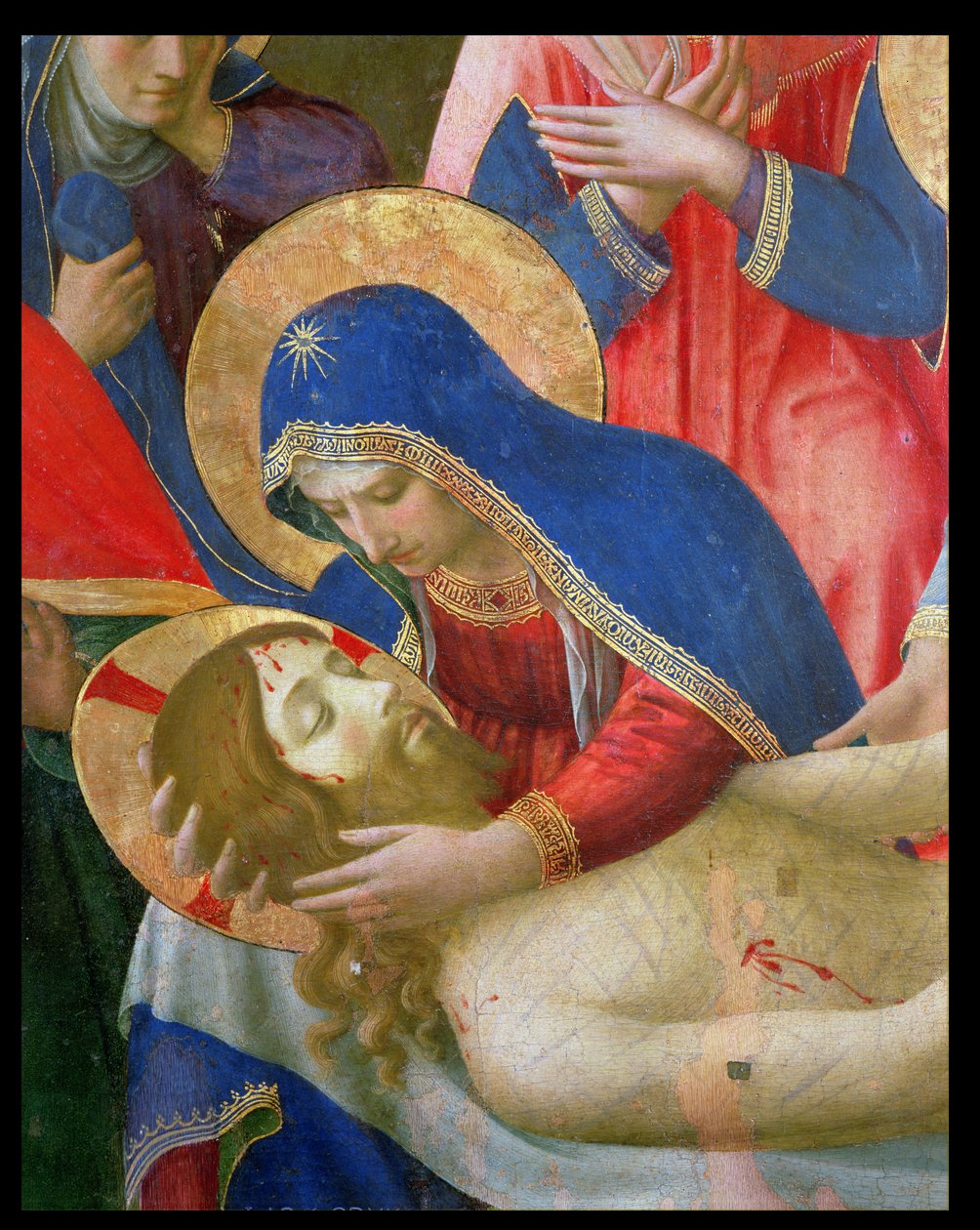 Lamentation sur le Christ mort (détail) - Fra Angelico