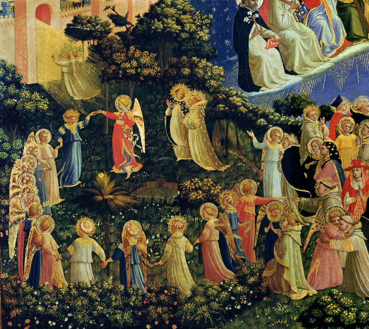 Le Jugement Dernier (tempera sur panneau) (détail) - Fra Angelico