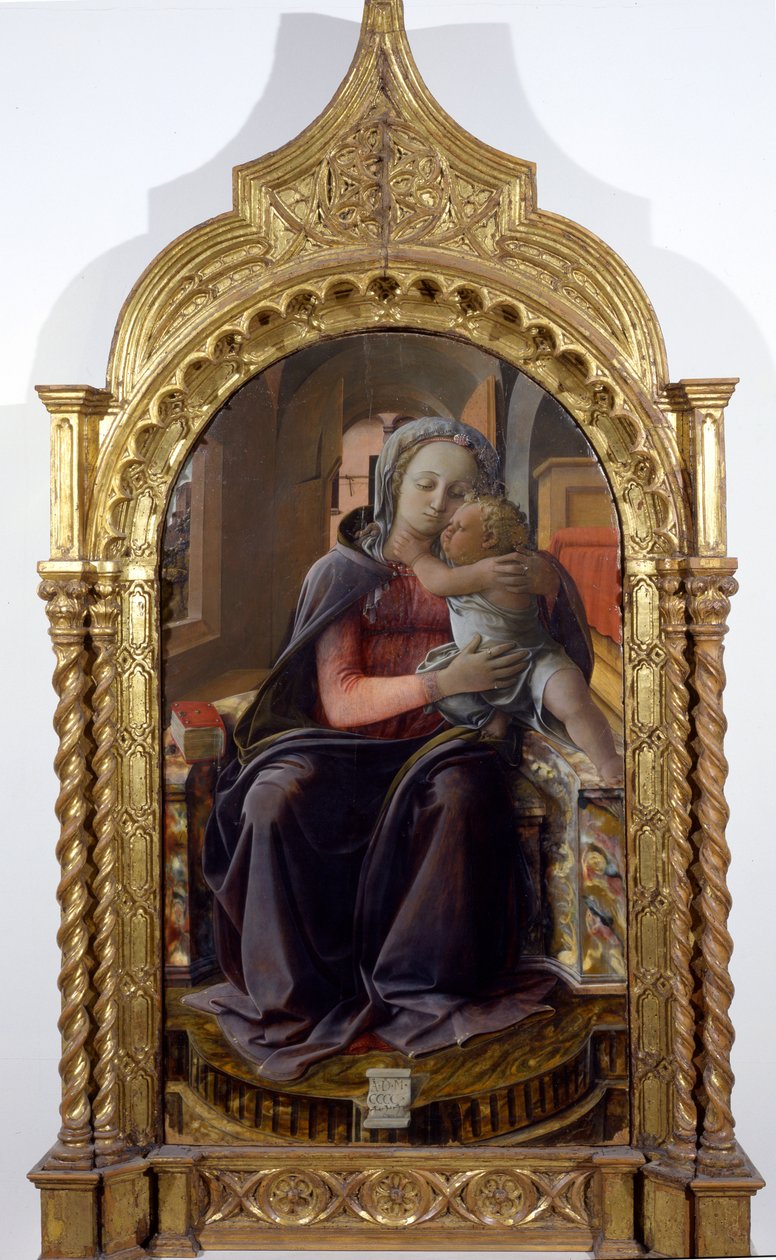 Madone de Tarquinia, 1437 - Fra Filippo Lippi