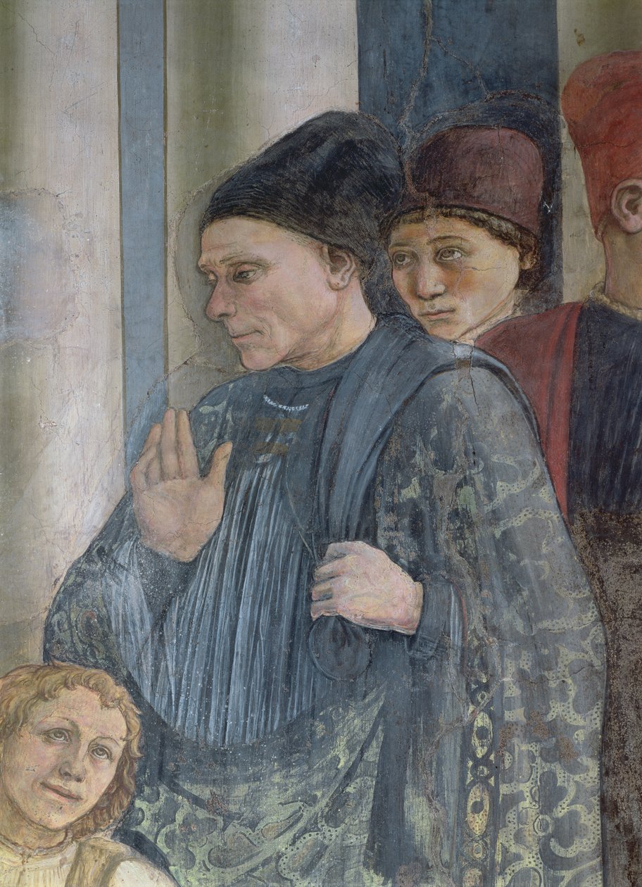 La célébration des reliques de Saint Étienne (détail) 1452-66 - Fra Filippo Lippi
