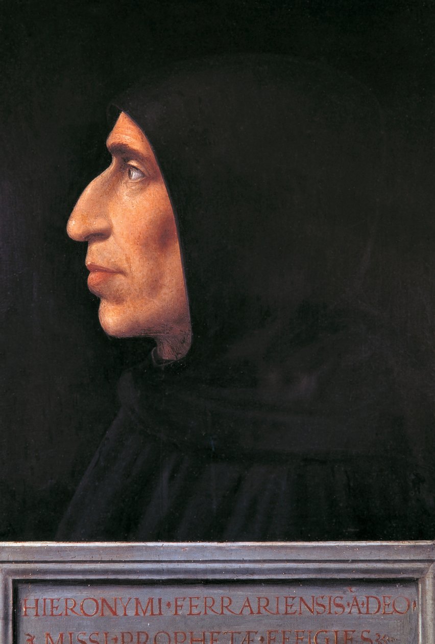 Portrait de Girolamo Savonarola - Fra (1472 1517) Bartolomeo