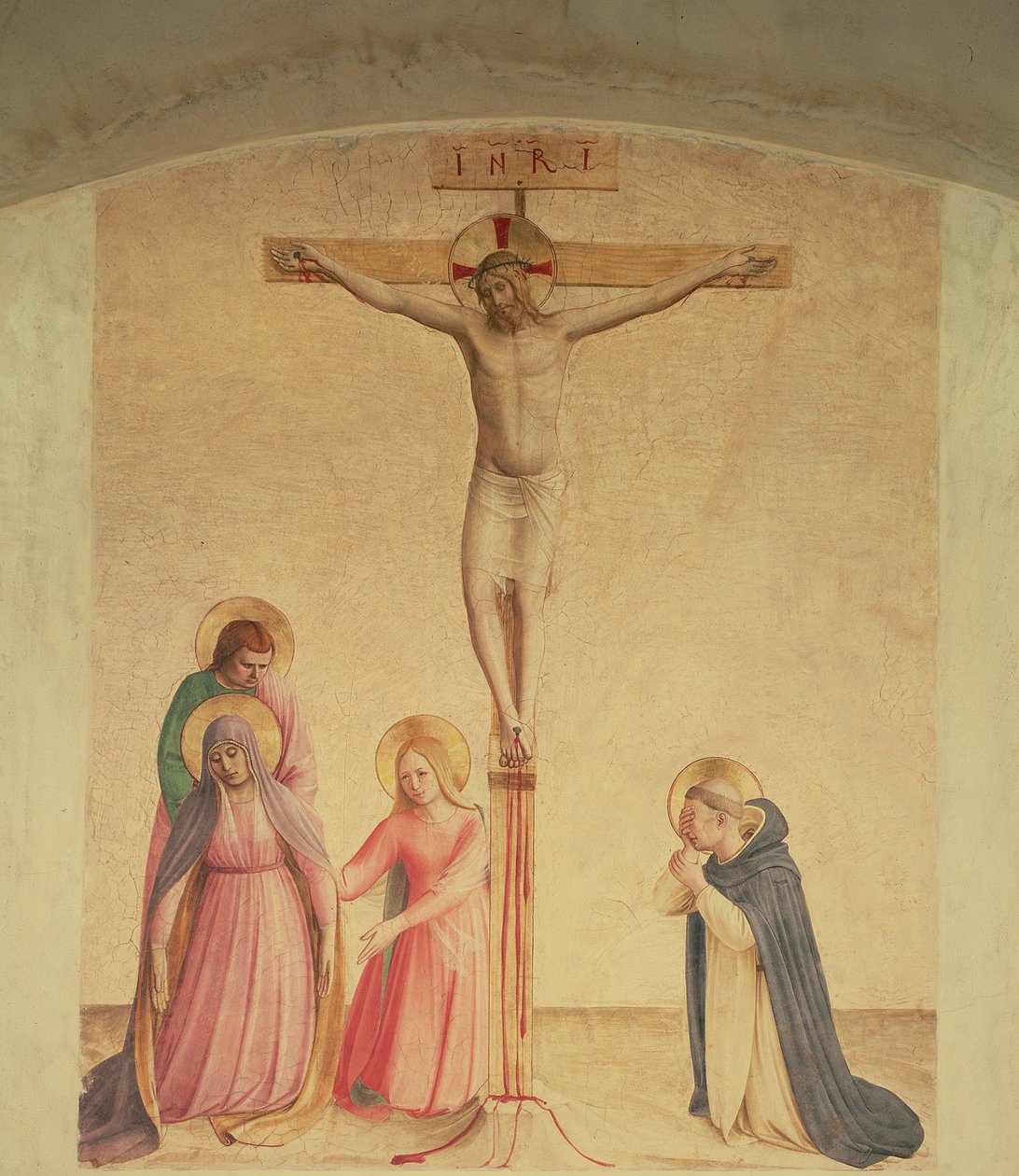 Crucifixion, c.1438-45 (fresque) - Fra  Angelico