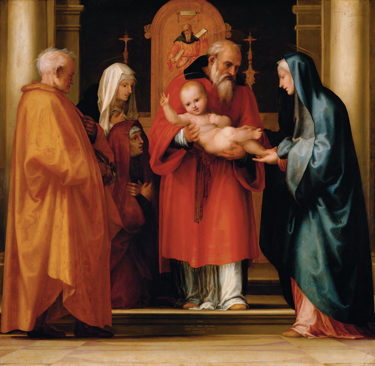 La scène du Christ dans le temple - Fra Bartolomeo