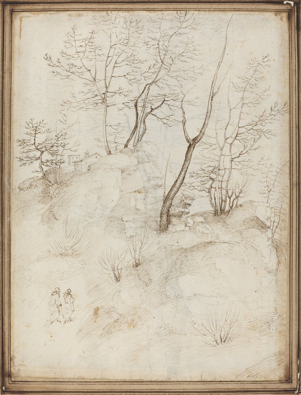 Deux frères sur une colline - Fra Bartolommeo