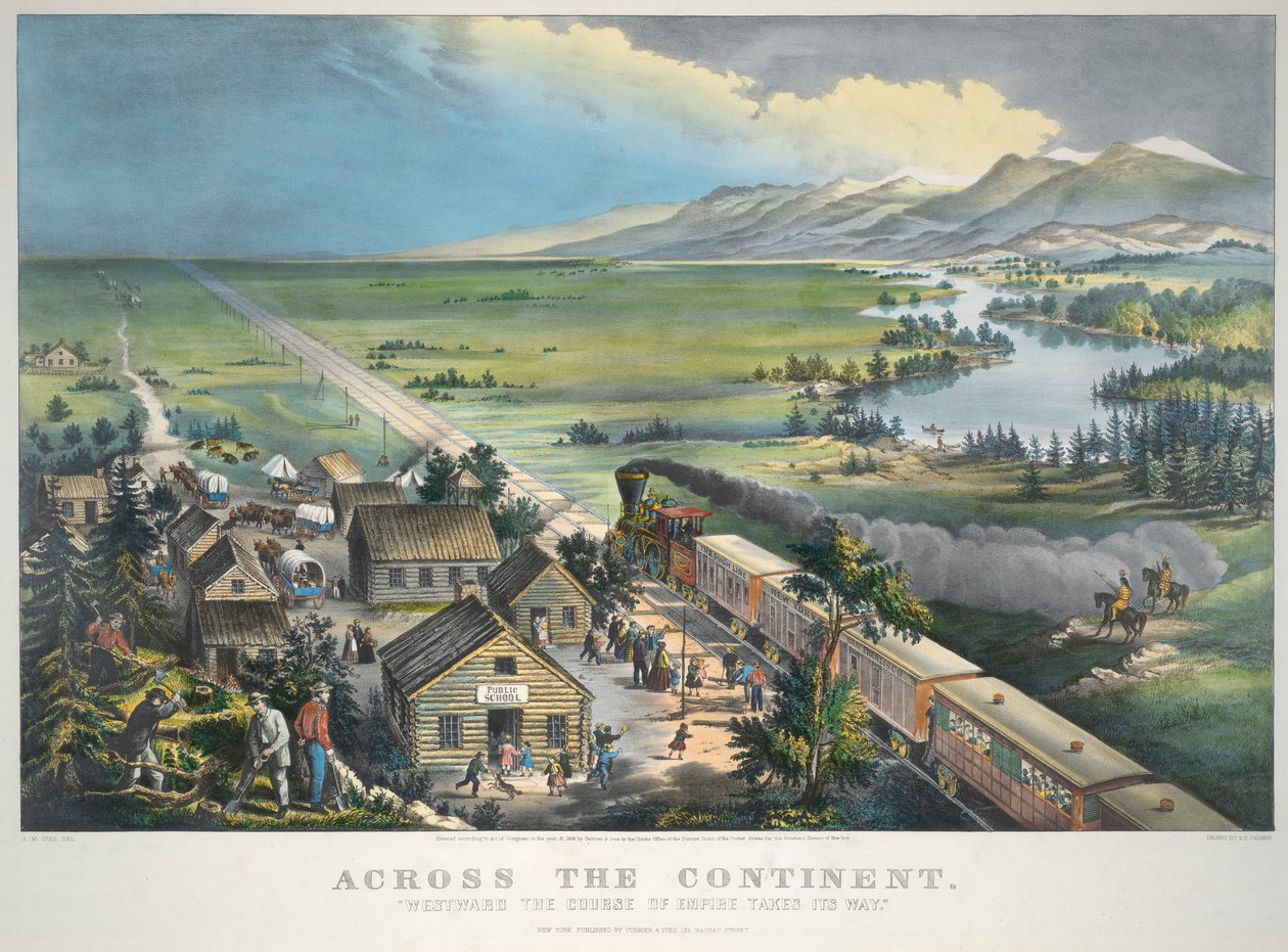 À travers le continent - Frances Flora Bond Palmer