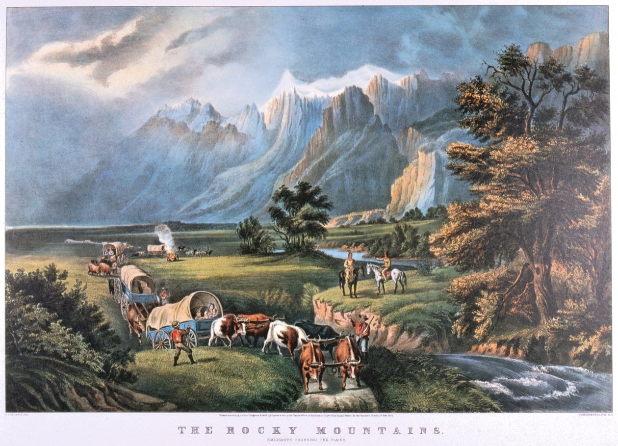 Les Montagnes Rocheuses, vers 1834-1876 - Frances Flora Bond Palmer