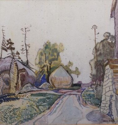 La Meule de foin - Frances Hodgkins