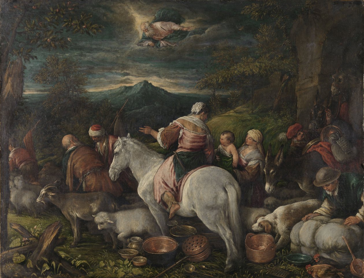 Abraham quitte Haran - Francesco Bassano the Younger
