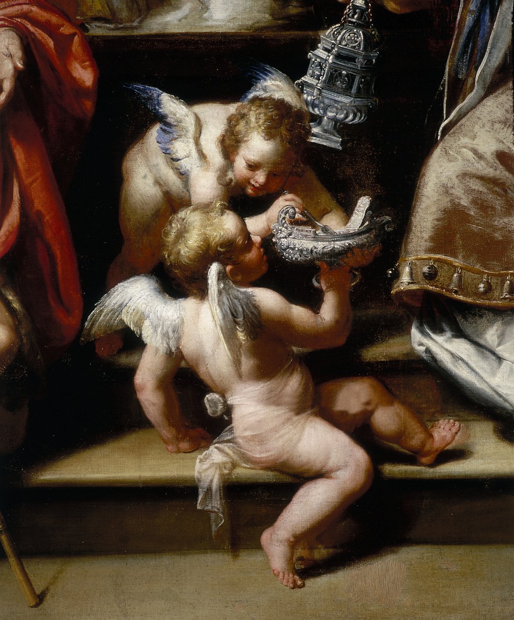 Le retable de la Madone des Neiges (détail) - Francesco Fiasella