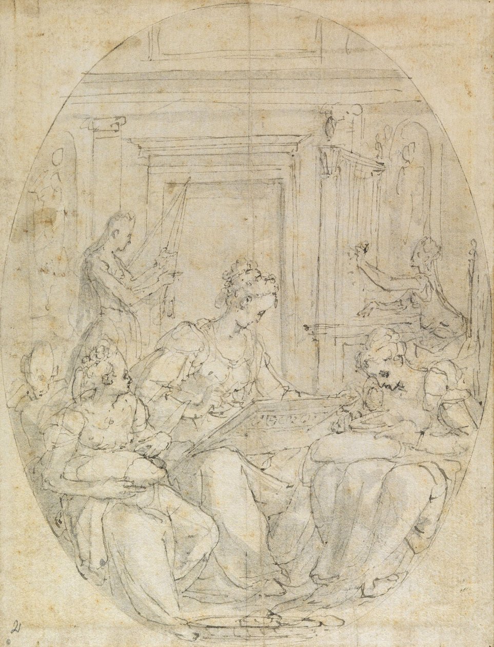 Femmes au travail - Francesco Primaticcio