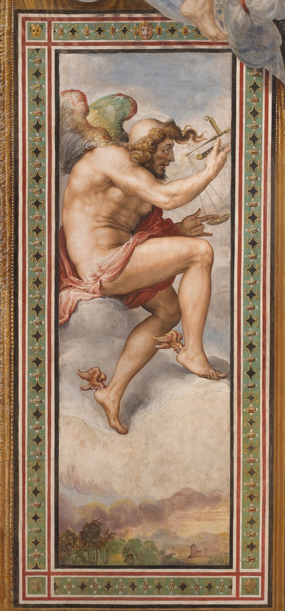 Le temps comme occasion (Kairos) - Francesco de Rossi Salviati Cecchino