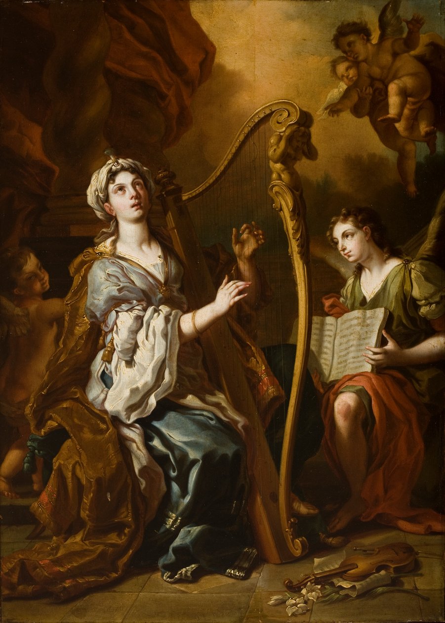 Sainte Cécile - Francesco Solimena