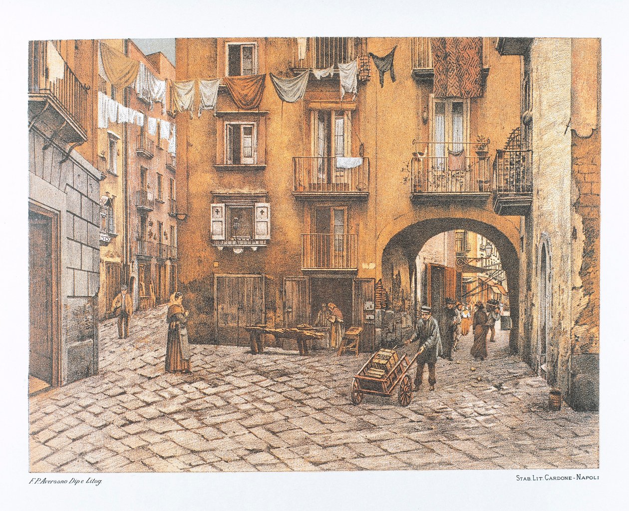 Italie, Naples, Sopportico de