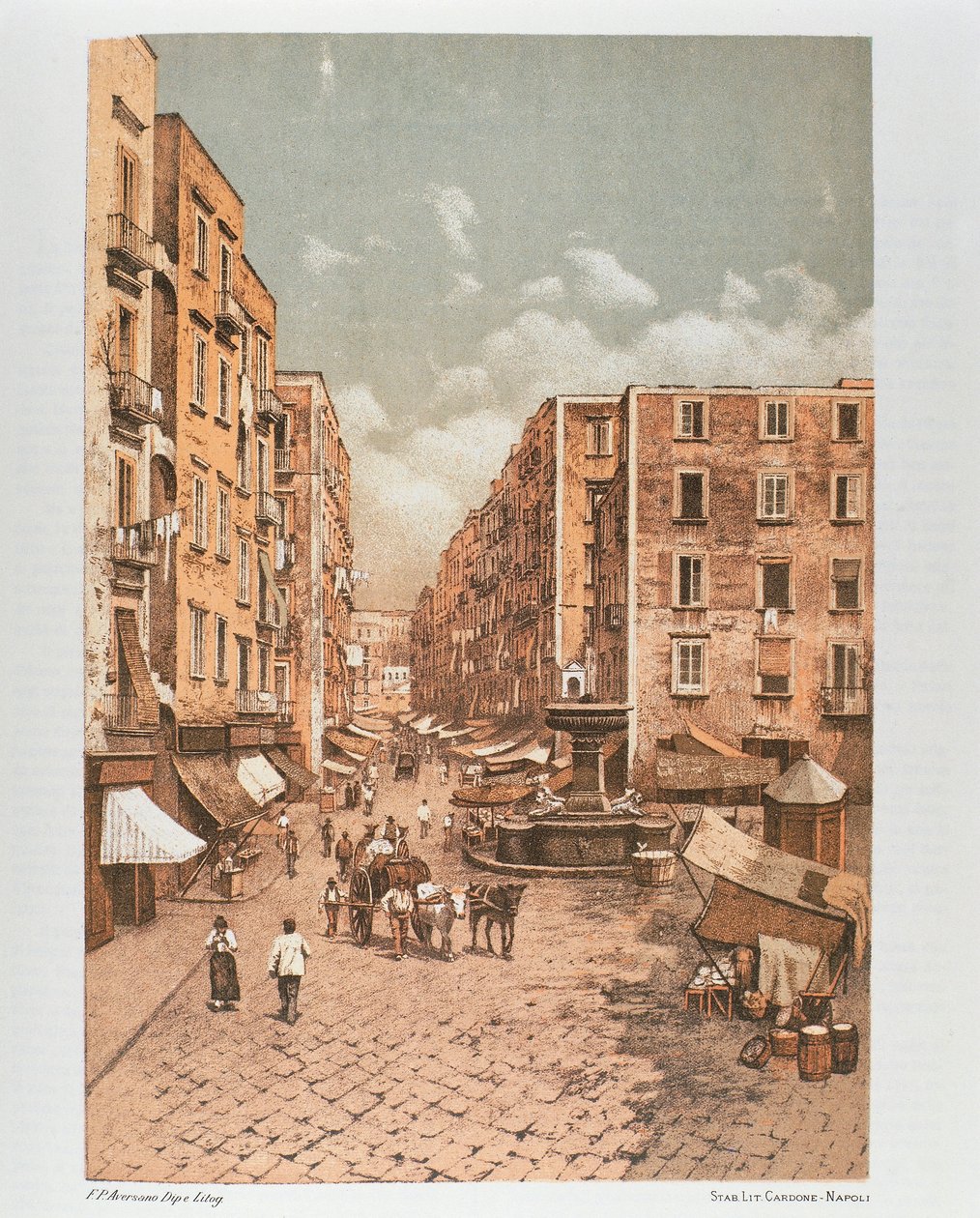 Italie, Naples, La route du port - Francesco Aversano