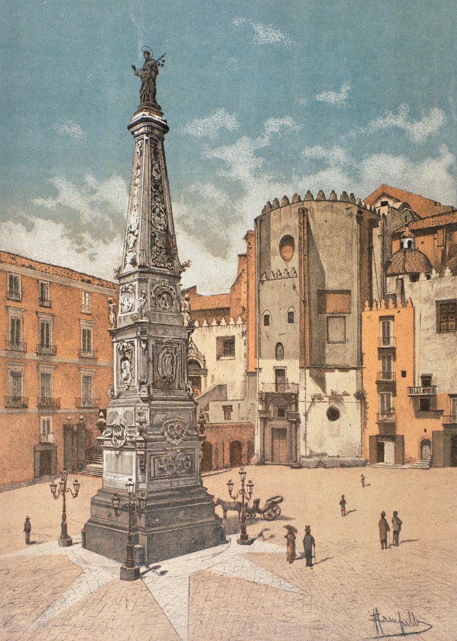 Place San Domenico Maggiore, à Naples - Francesco Aversano