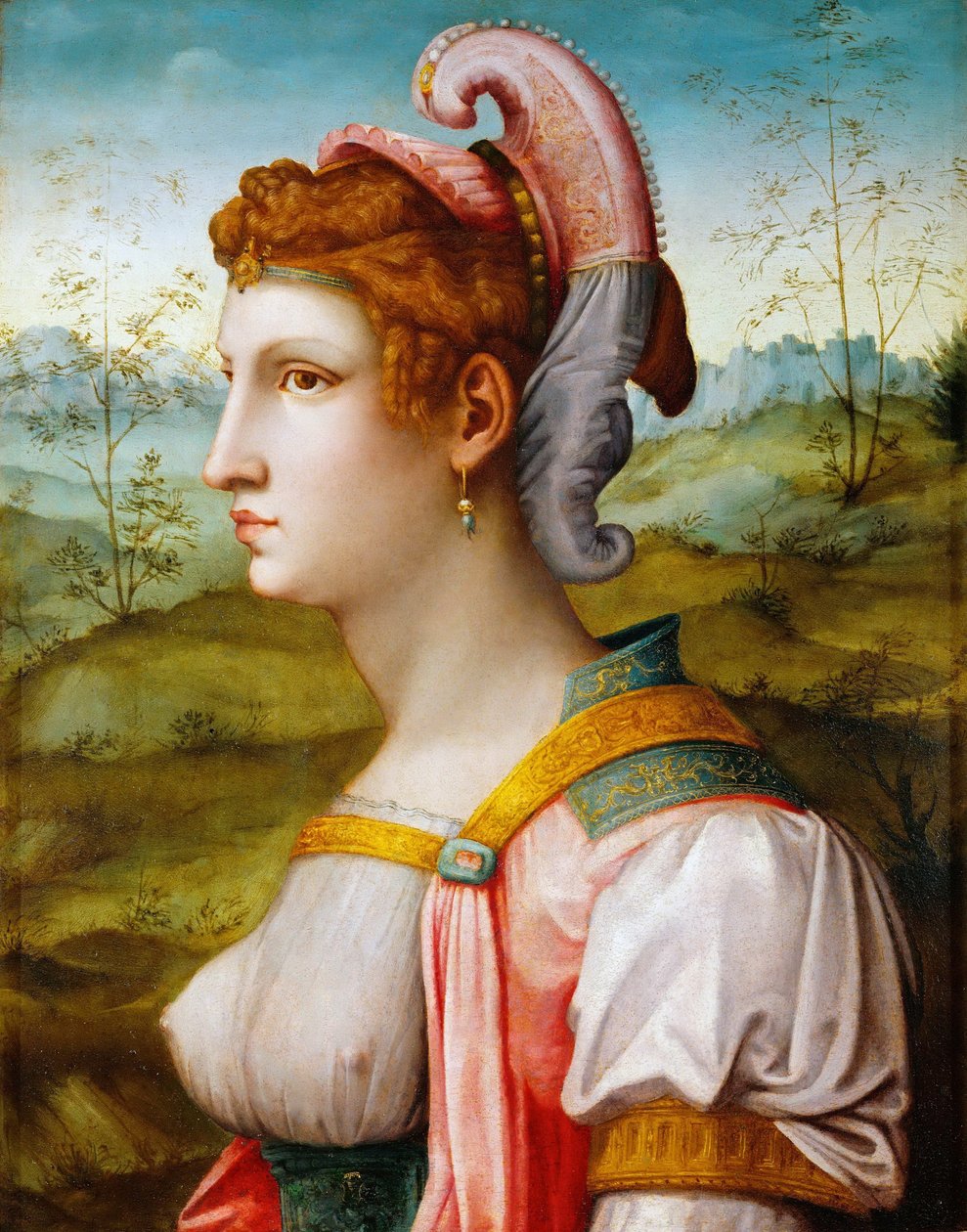 Italien :  Sibilla Sibyl - Francesco Bacchiacca