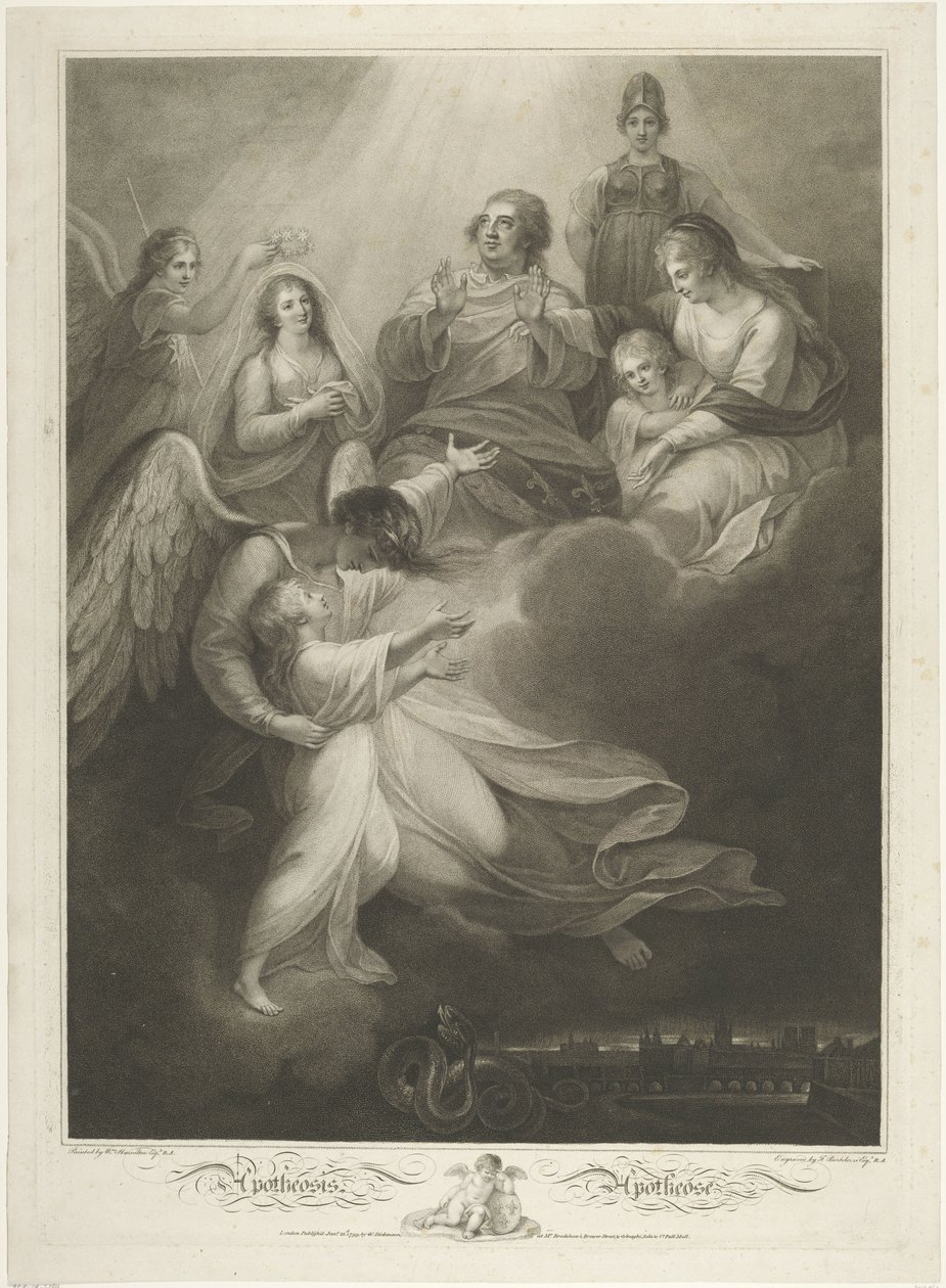 Apothéose de la famille royale française - Francesco Bartolozzi