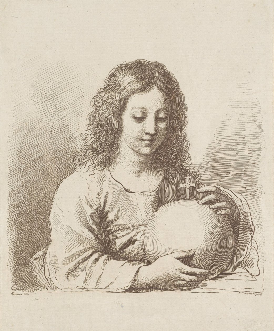 Christ avec globe - Francesco Bartolozzi