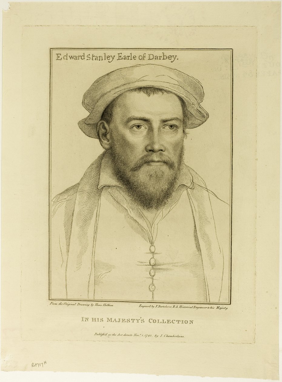 Edward Stanley, comte de Derby - Francesco Bartolozzi