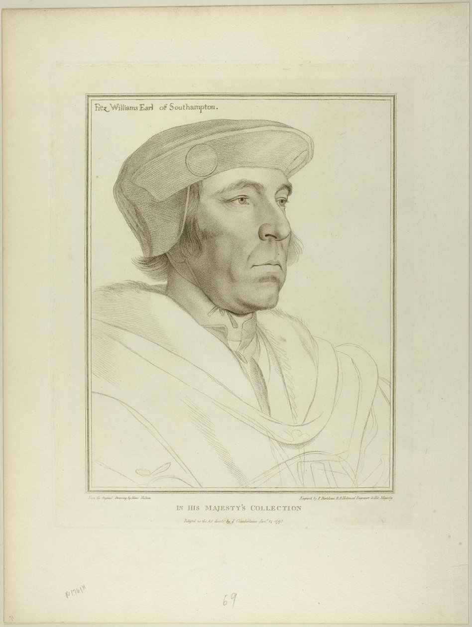 Fitz William, comte de Southampton - Francesco Bartolozzi