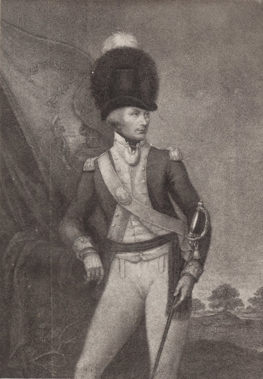 Lieut.-Colonel Cox, Bloomsbury Volunteers, 18ème siècle, 1909 - Francesco Bartolozzi