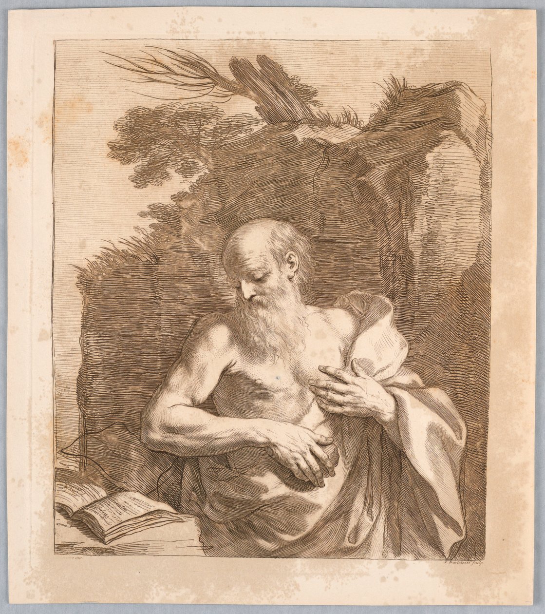 Saint Jérôme - Francesco Bartolozzi