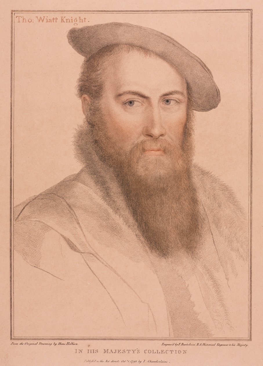 Sir Thomas Wyatt - Francesco Bartolozzi