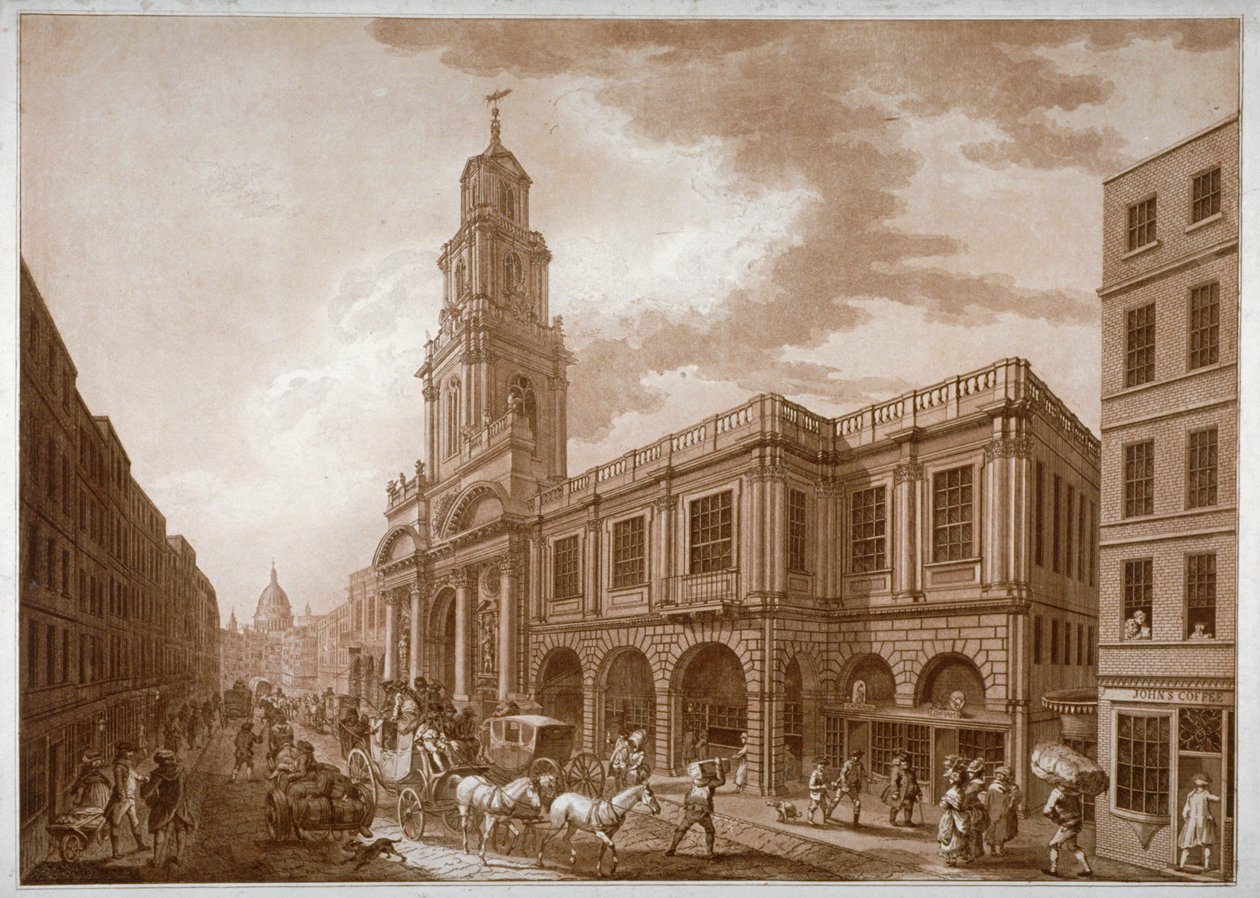 La Bourse Royale, Ville de Londres, 1788 - Francesco Bartolozzi