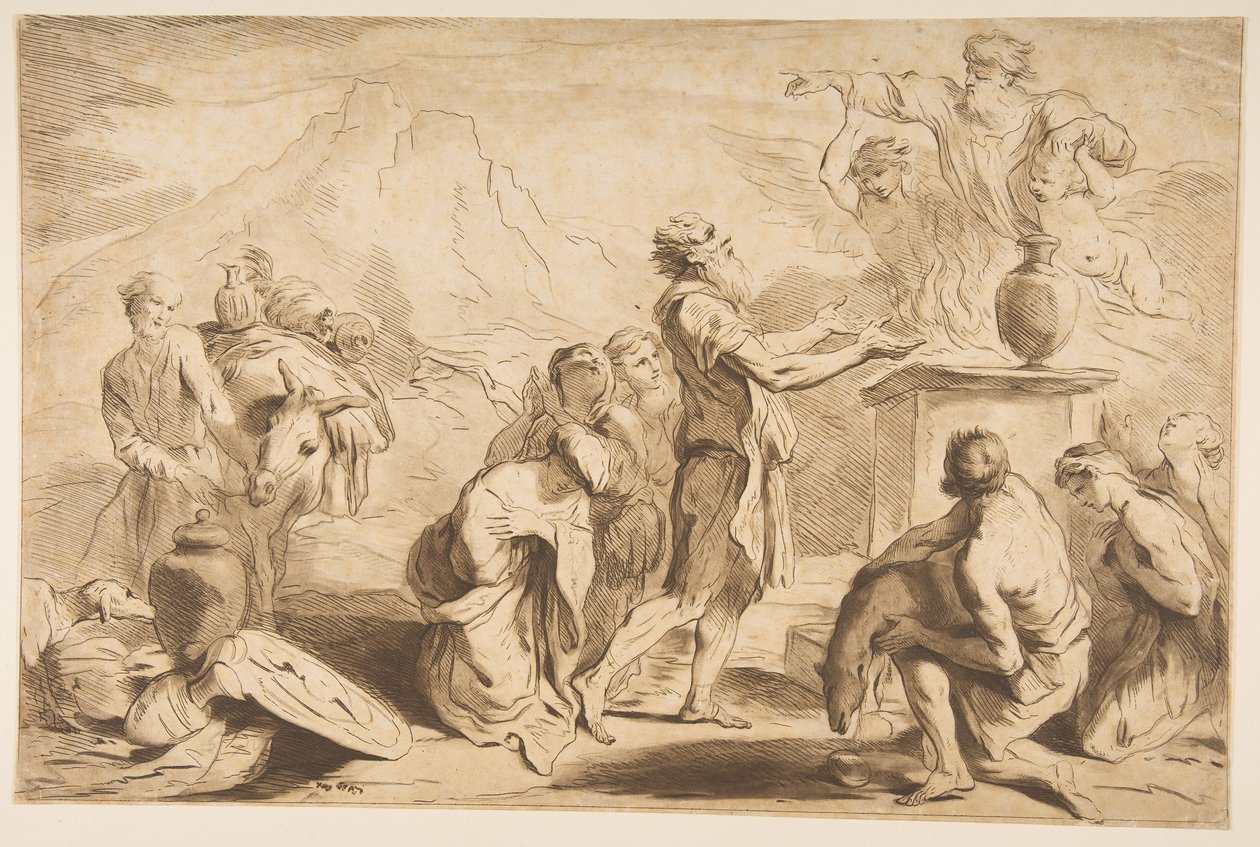 Le Sacrifice de Noé, 1765 - Francesco Bartolozzi