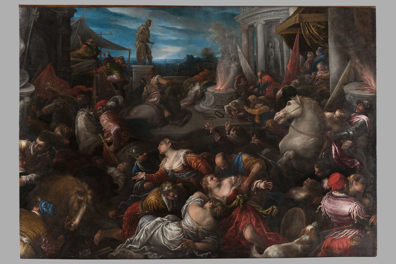 Le Rapt des Sabines, vers 1580-82 - Francesco Bassano