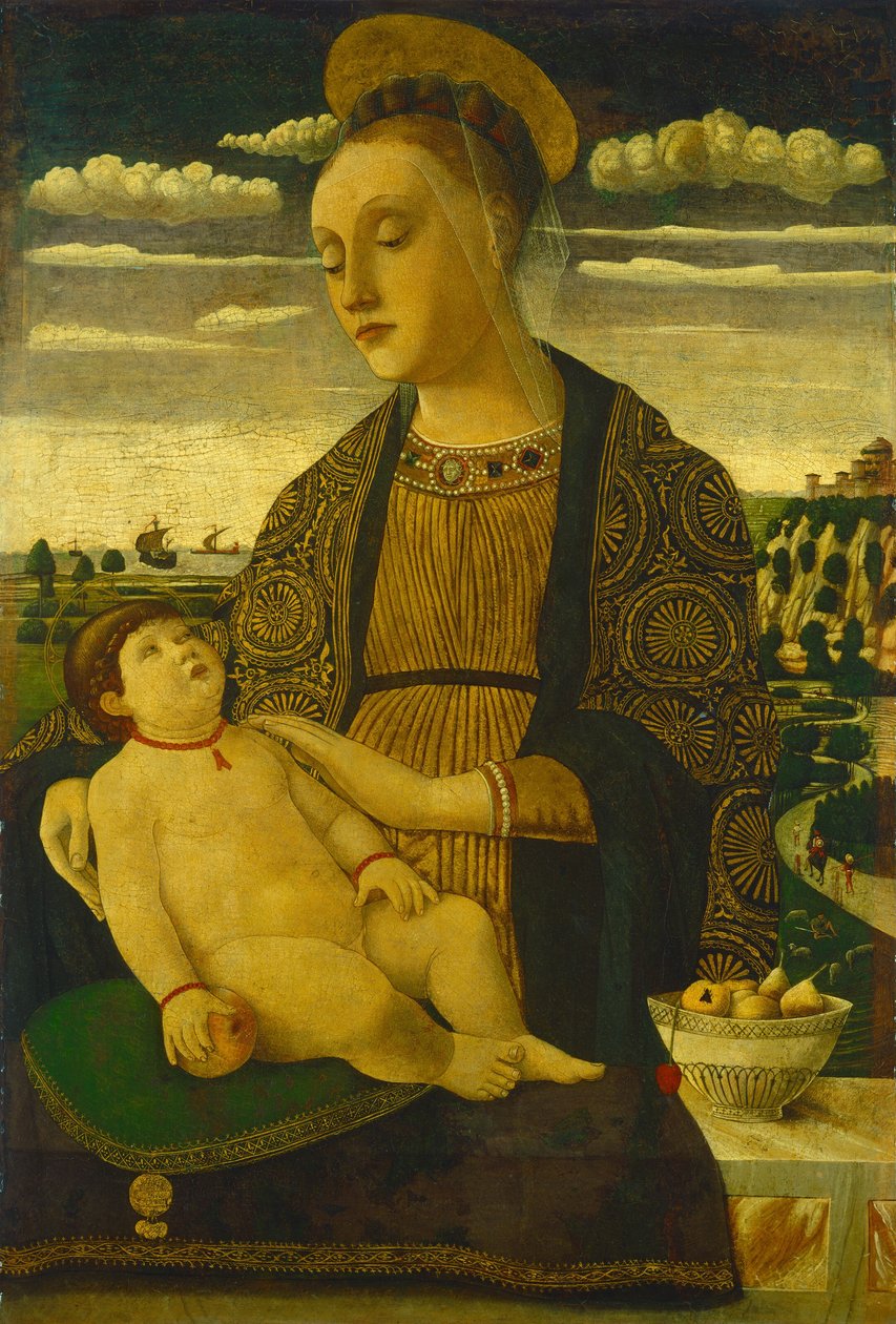 Madone et enfant, fin des années 1460 - Francesco Benaglio