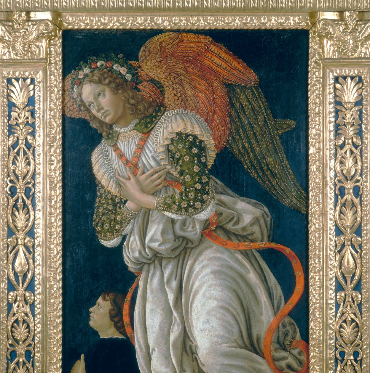 Ange (détail du Tabernacle de Saint Sébastien) - Francesco Botticini