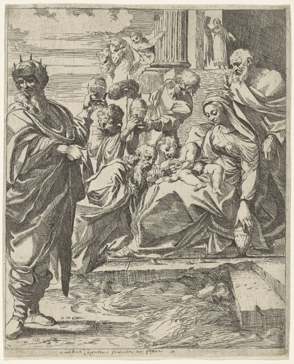 Adoration des mages - Francesco Brizio (attributed to)