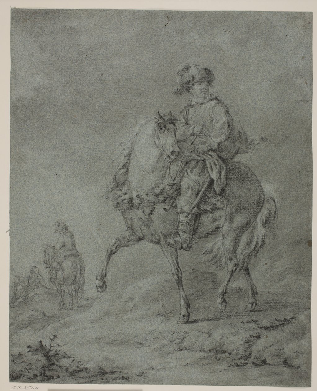 Cavaliers dans un paysage - Francesco Casanova