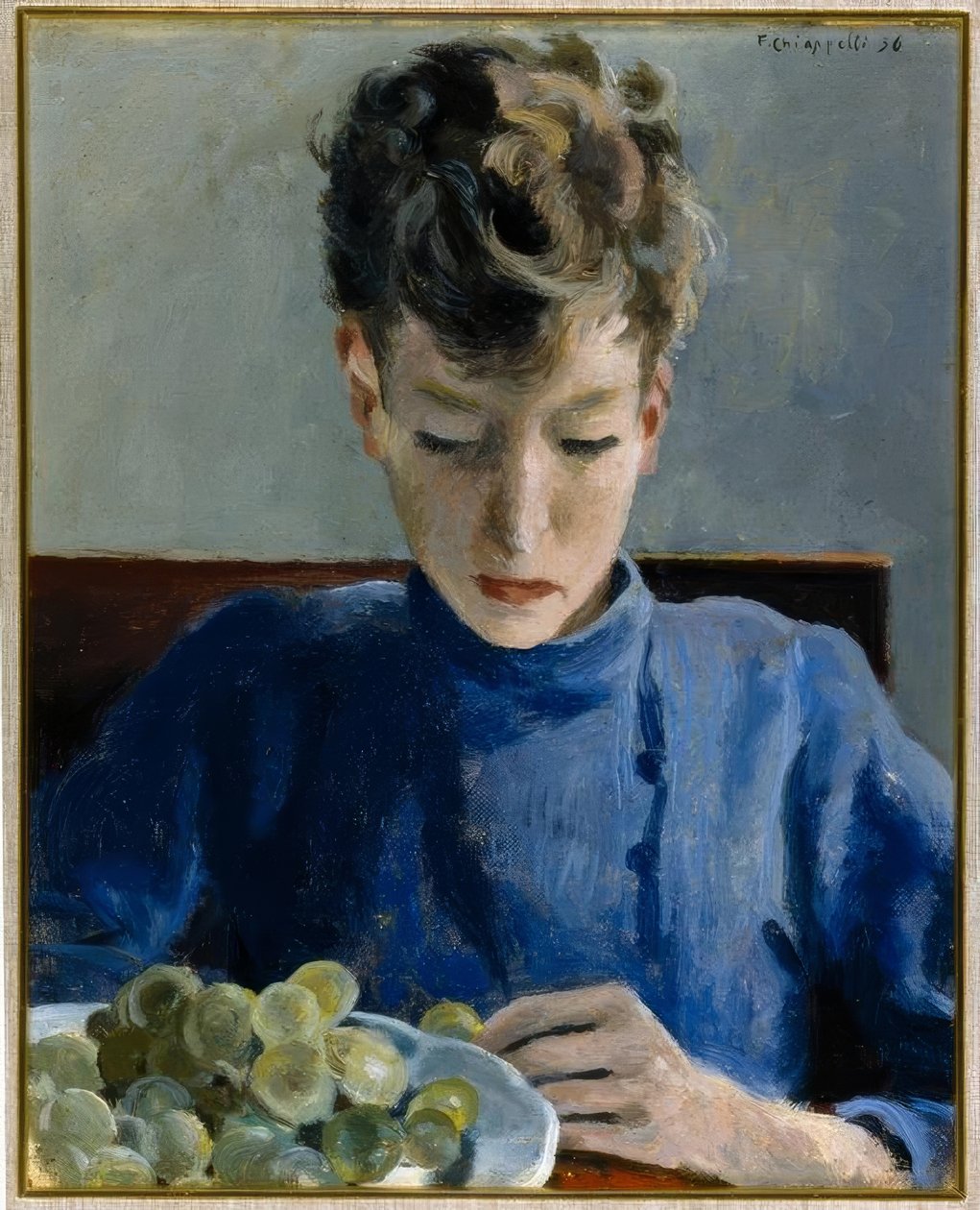 Portrait du fils Alberto - Francesco Chiappelli