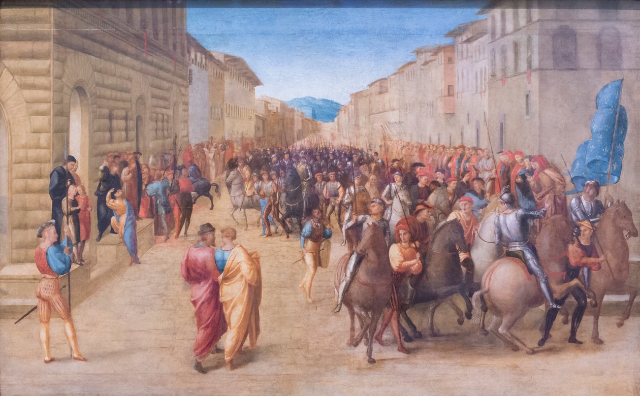Entrée de Charles VIII à Florence - Francesco Granacci