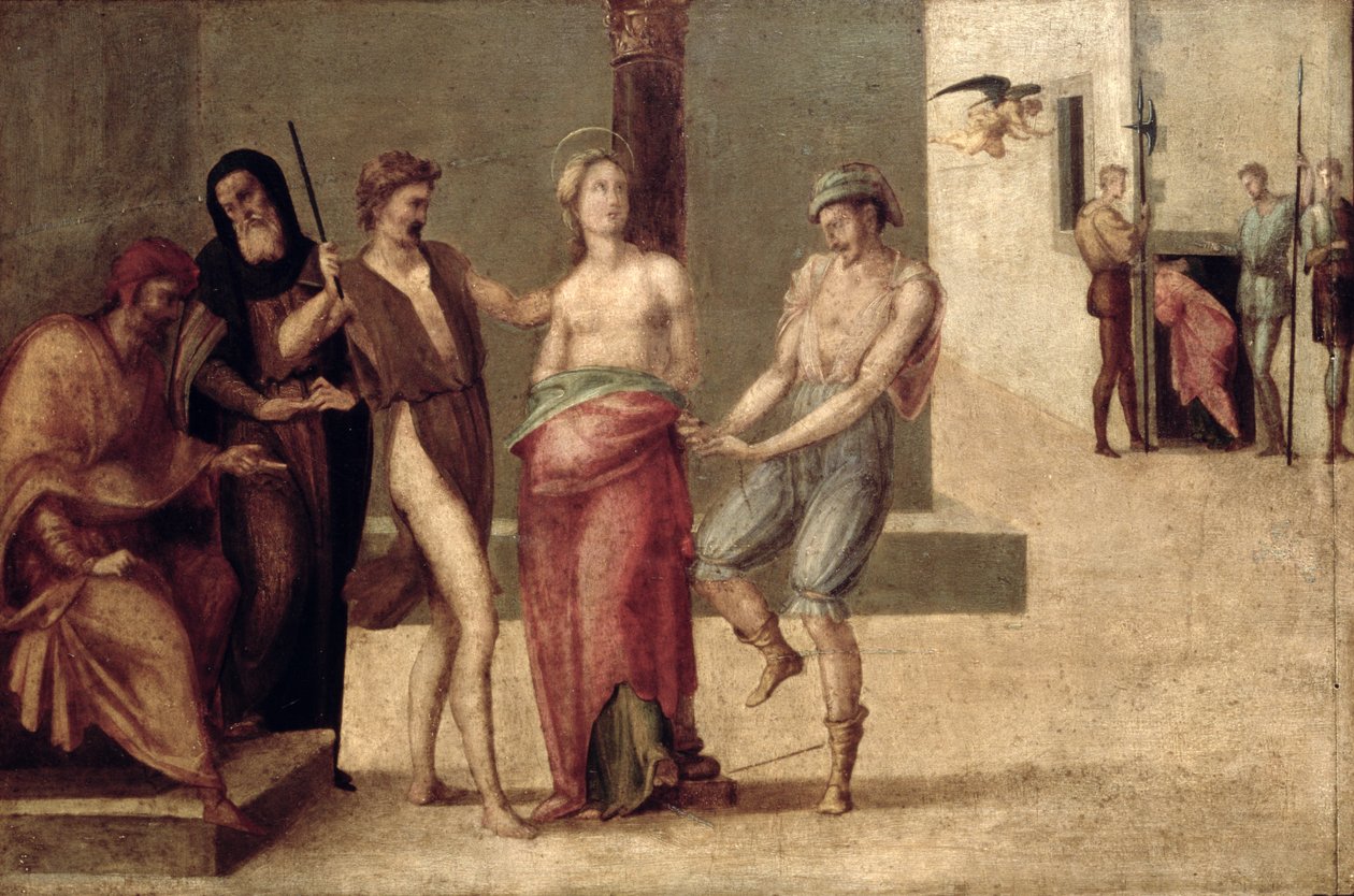 Le martyre de Sainte Agnès - Francesco Granacci