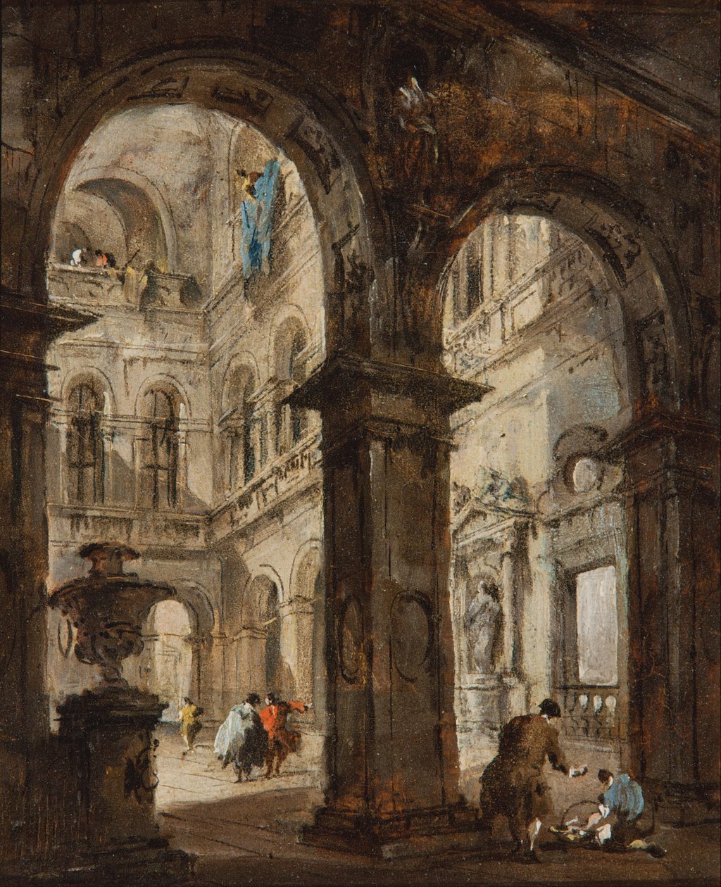 Un capriccio architectural - Francesco Guardi