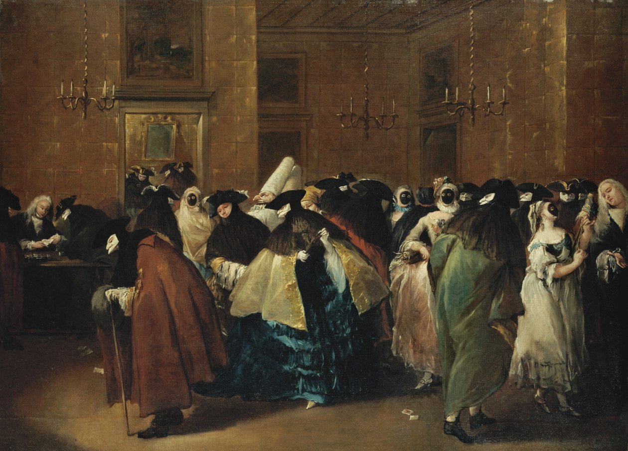 Casino Il ridotto à Venise - Francesco Guardi