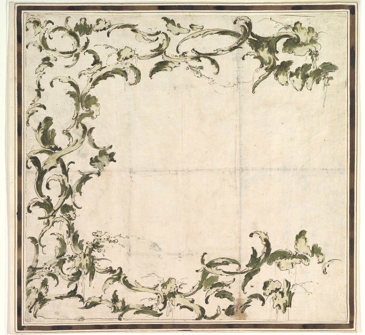 Conception pour un motif de cadrage, 1712-93 - Francesco Guardi.