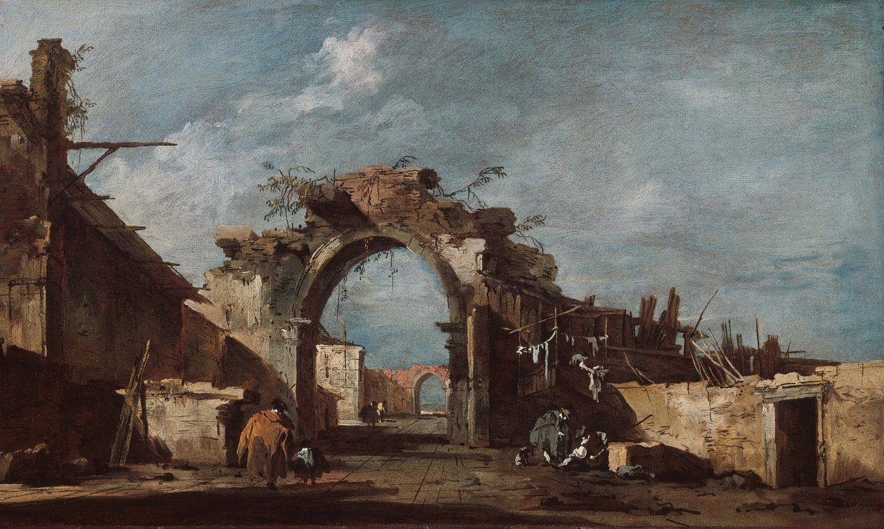 Arc en ruine, 177593 - Francesco Guardi