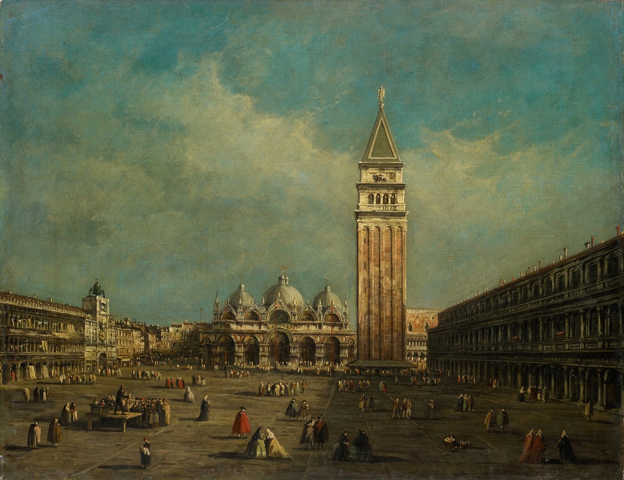 La Piazza San Marco à Venise - Francesco Guardi