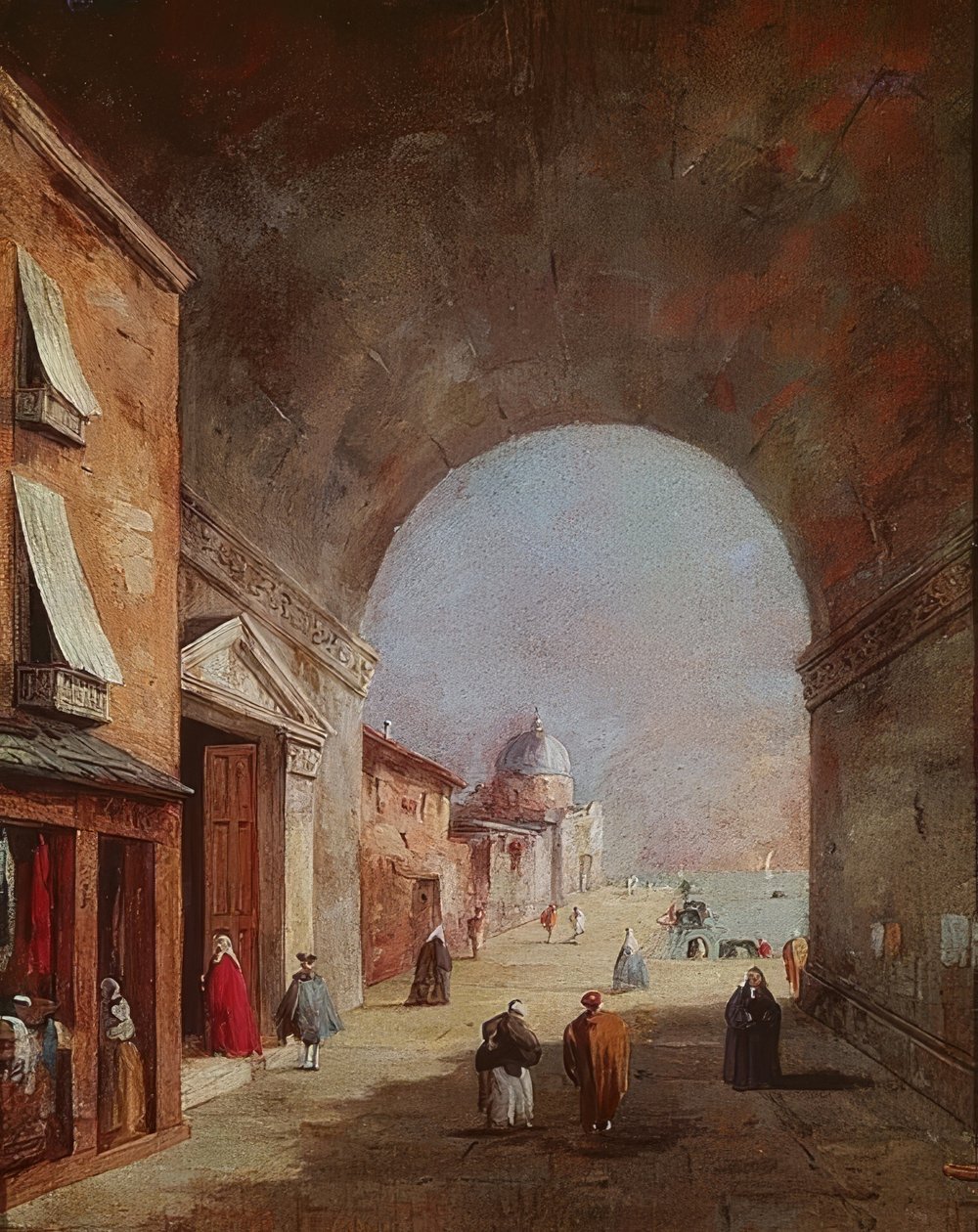 Scène vénitienne - Francesco Guardi