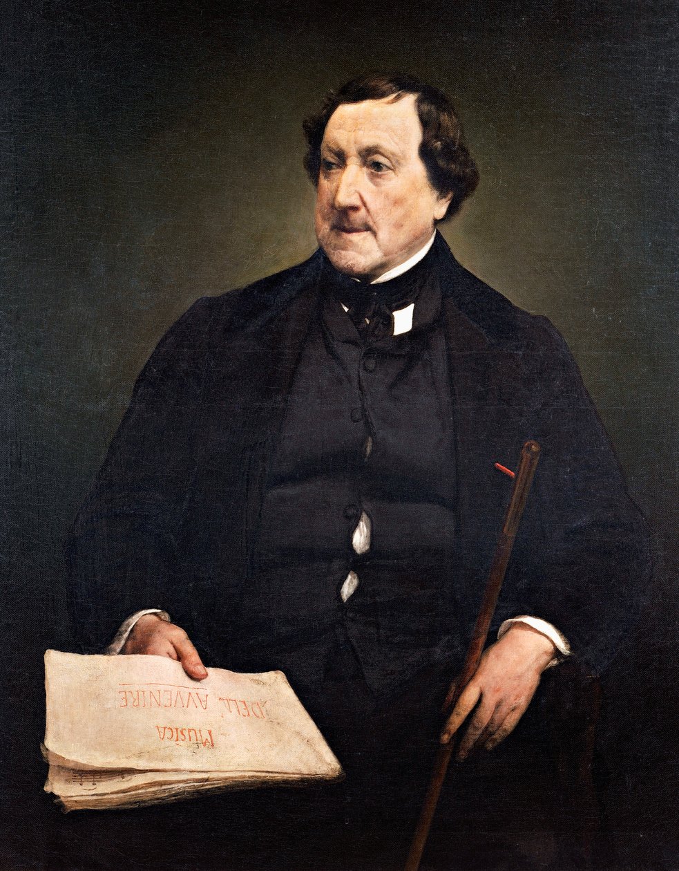 Portrait de Gioachino Rossini - Francesco Hayez