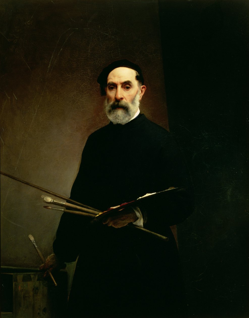 Autoportrait, vers 1860-62 - Francesco Hayez